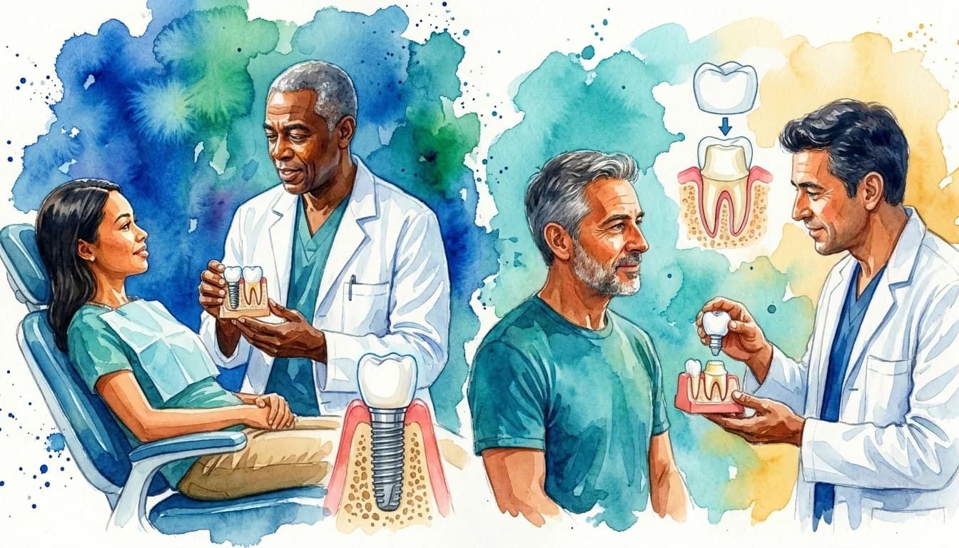 Dental Implants Versus Crowns